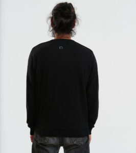 Strickpullover James schwarz – Bild 8