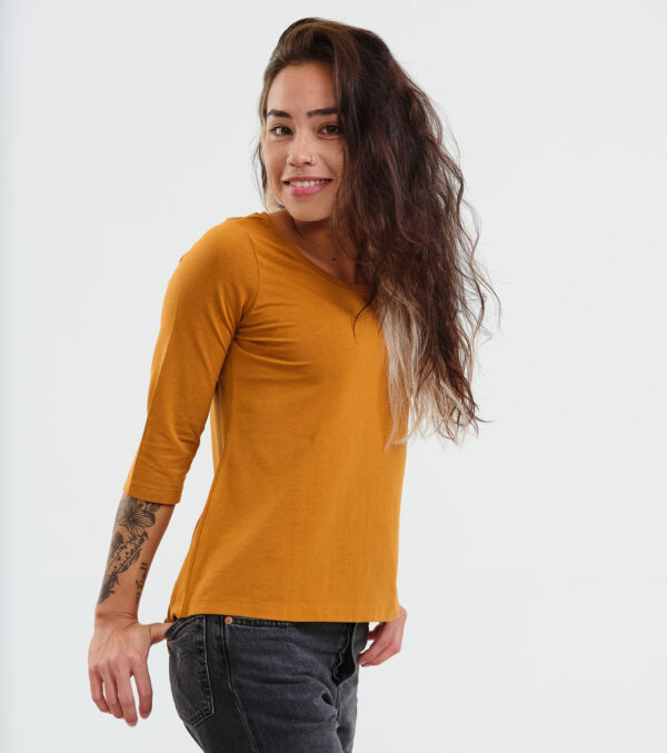 Shirt Montreal mustard yellow - Image 2