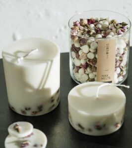 Duftkerze Rose – Bild 5