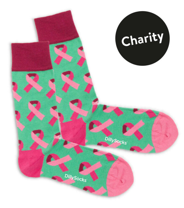 Grassy Pink Socks