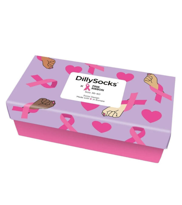 Pink Ribbon Socks Box - Image 3