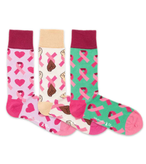 Pink Ribbon Socks Box - Image 2