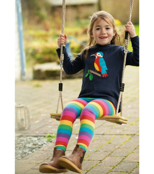 Colorful Girls Leggings Rainbow - Image 3