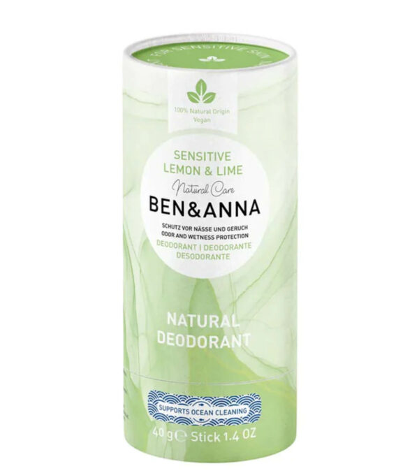 Deo Papertube Sensitive Lemon & Lime, 40 g