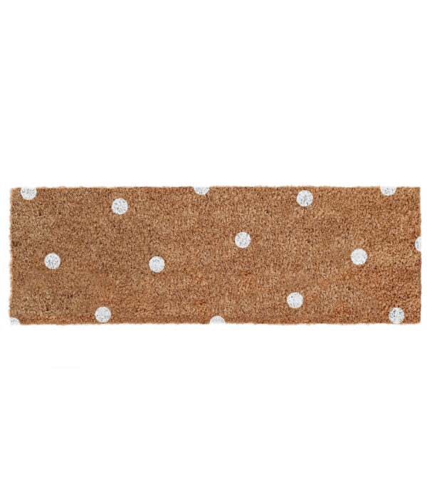 Small coconut Doormat Dots 75 x 25 cm