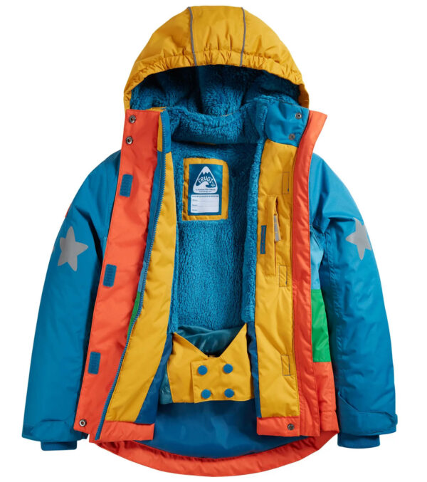 Warm Kid‘s snow & ski jacket Stripes - Image 3