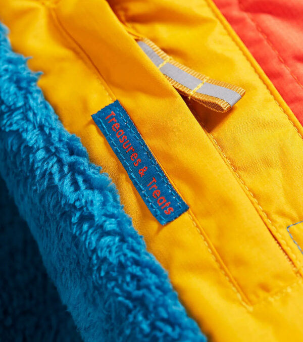 Warm Kid‘s snow & ski jacket Stripes - Image 5