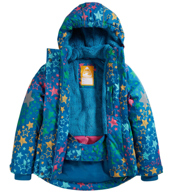 Warm Kid‘s snow & ski jacket Stars - Image 3