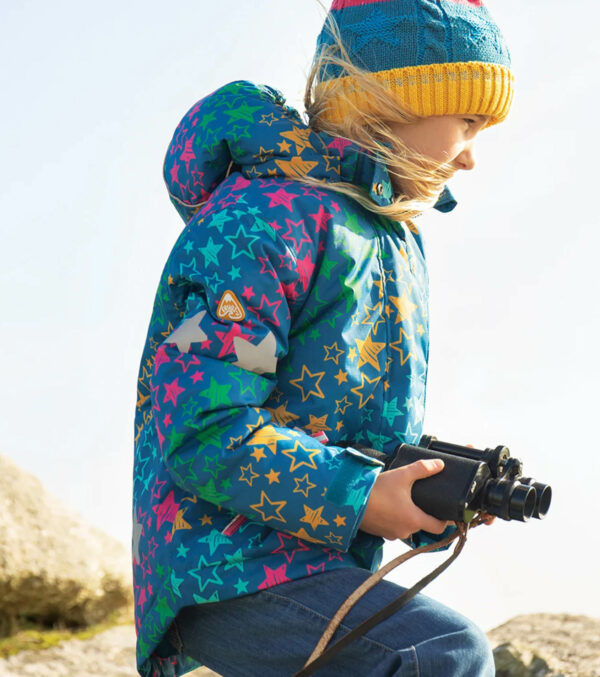 Warm Kid‘s snow & ski jacket Stars - Image 2