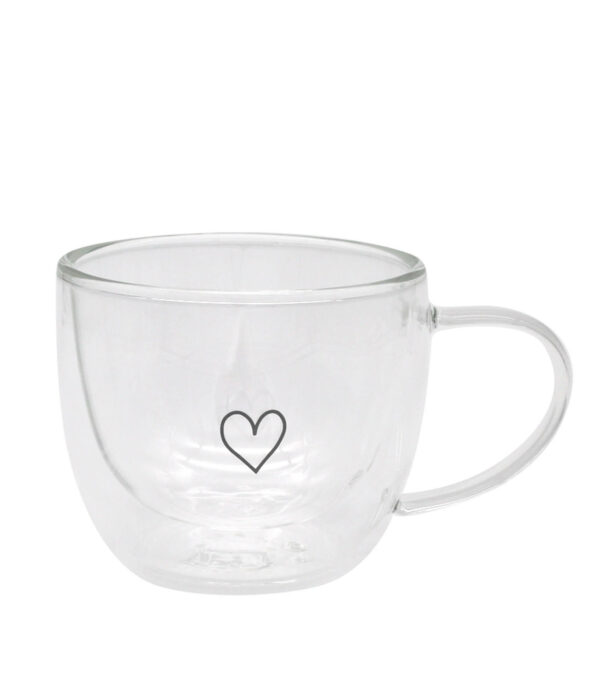 Double-walled cup Heart