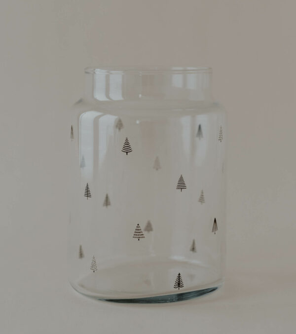 Glass Vase Fir Trees - Image 3