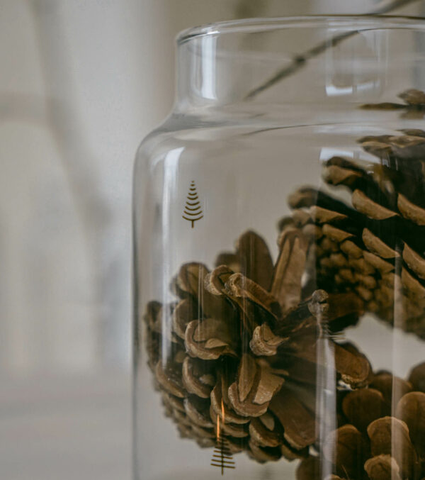 Glass Vase Fir Trees - Image 5