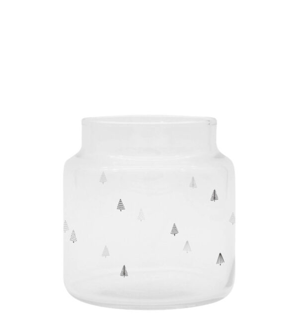 Glass Vase Fir Trees - Image 2