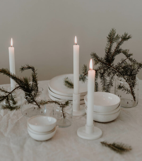 Glass Vase Fir Trees - Image 6