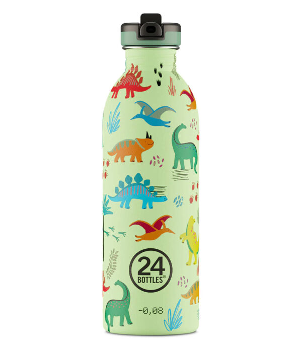 0,5l Kids Trinkflasche Jurassic Friends mit Sportverschluss