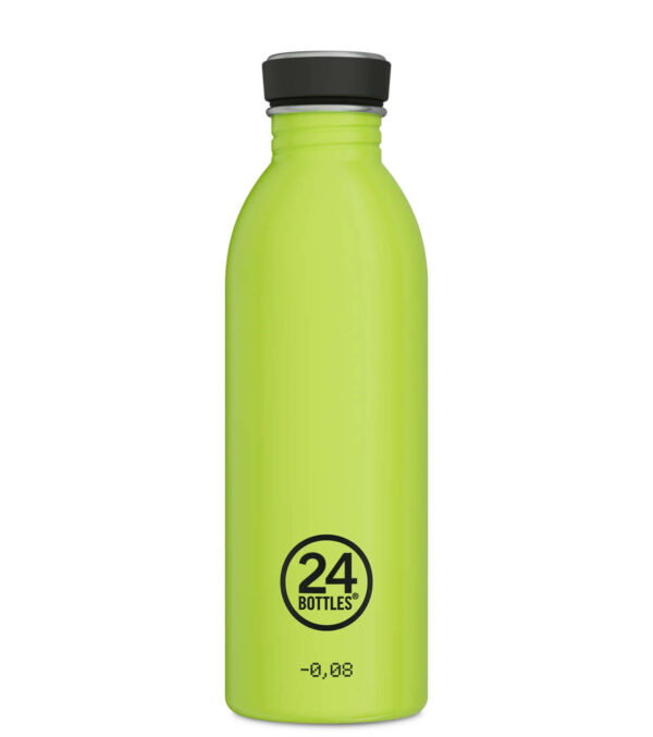 0,5l REactive stainless Steel Bottle yellow-green - Image 2