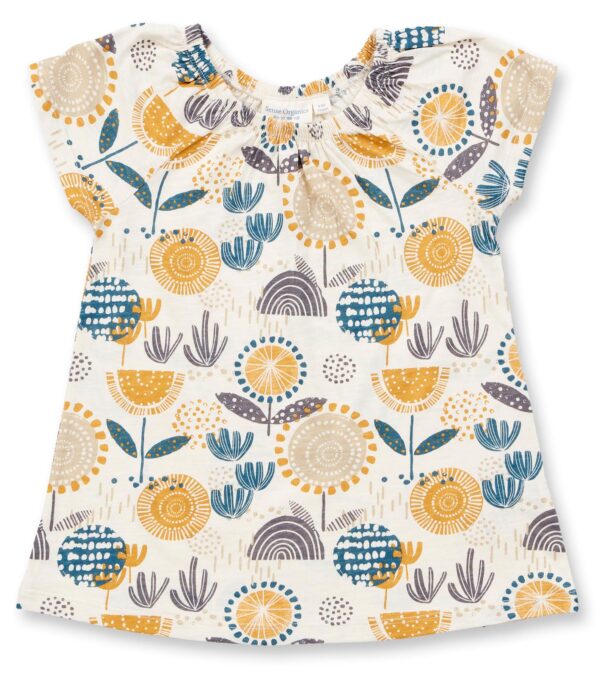 Girl‘s tunic with floral print