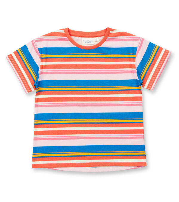 Colorful striped girls‘ shirt