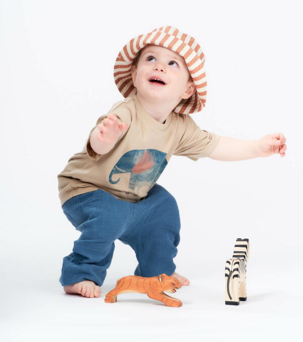 Soft children‘s summer trousers made of muslin - Image 2