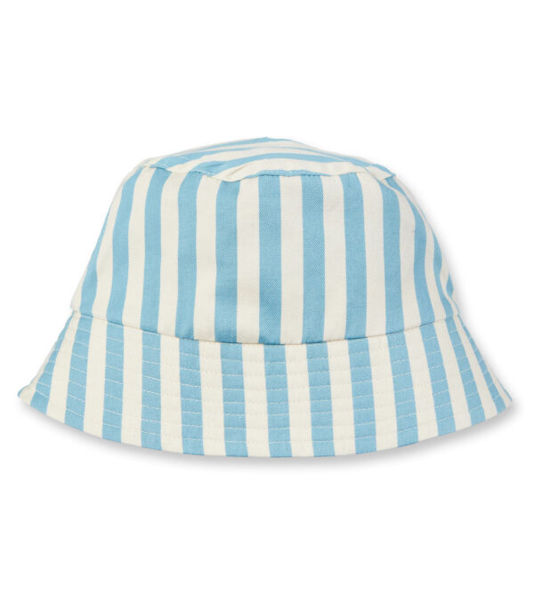 Gestreifter Kinderhut aus weichem Twill