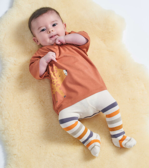 Children‘s tights ivory with stripes - Image 2