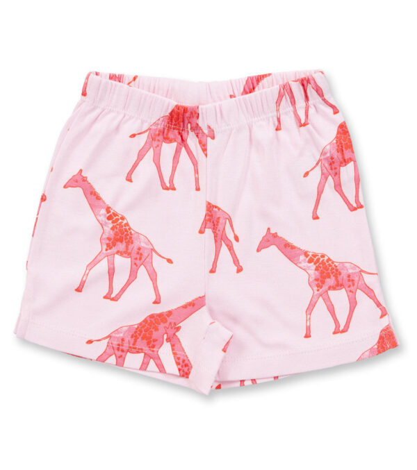 Short Children's Pajamas with Giraffes - Image 4