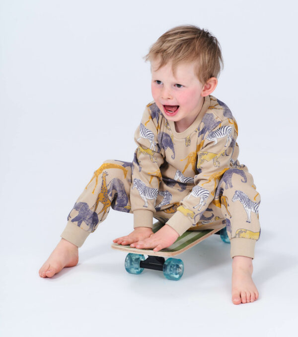 Children's Pajamas, Safari sand - Image 4