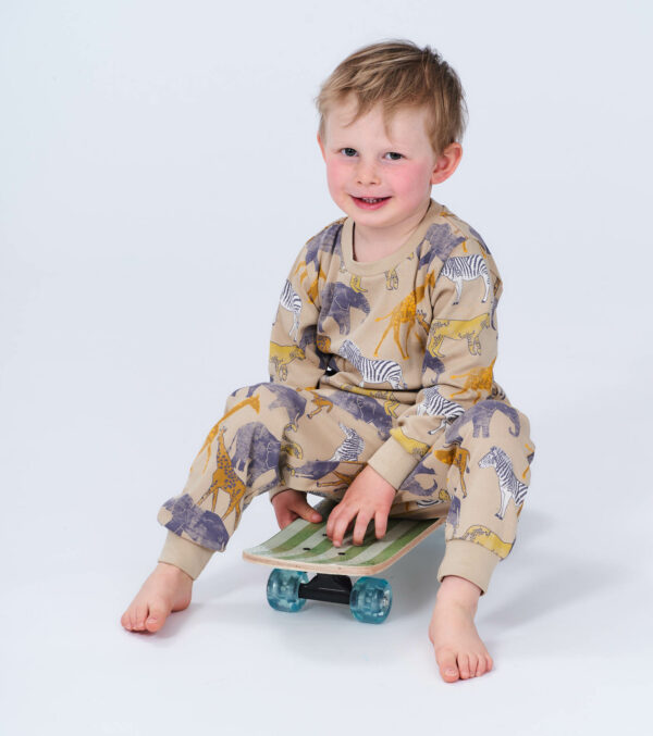 Children's Pajamas, Safari sand - Image 3