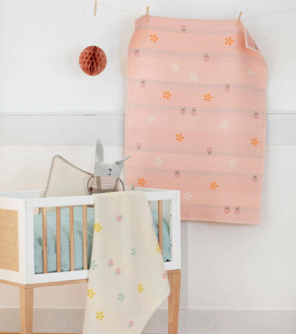 Babydecke 75 x 100, Käfer – Bild 2