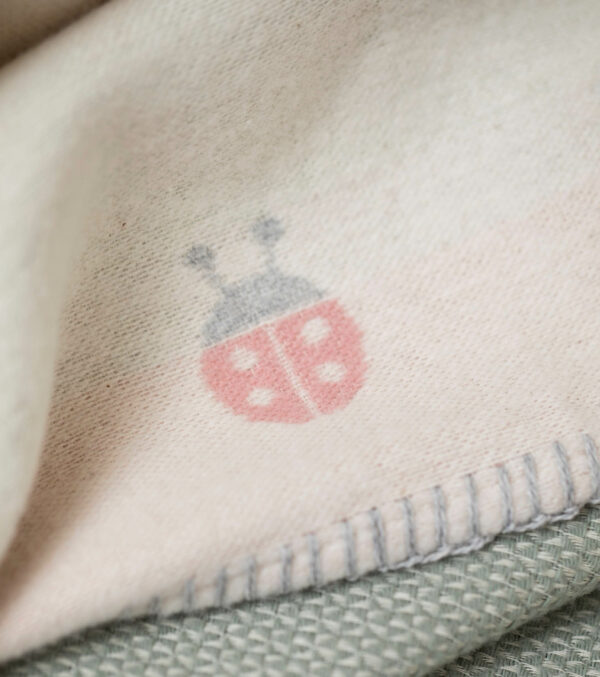 Babydecke 75 x 100, Käfer – Bild 4