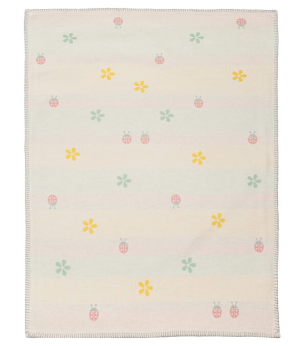 Babydecke 75 x 100, Käfer – Bild 3