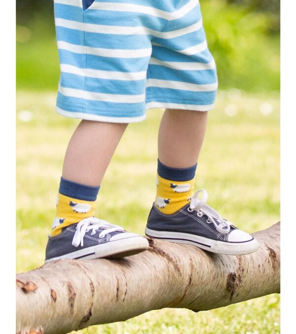 Bunte Socken 3er-Pack, Schafe – Bild 5