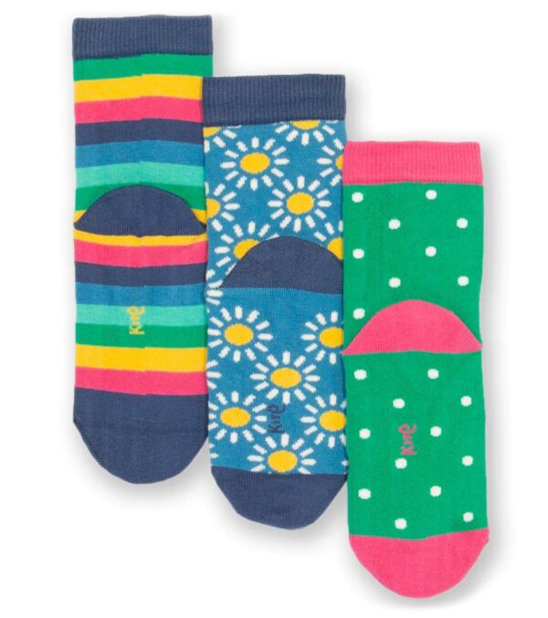 Bunte Socken 3er-Pack, Sunny – Bild 3
