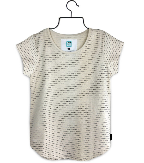 Shirt Asheville ivory with fine pattern