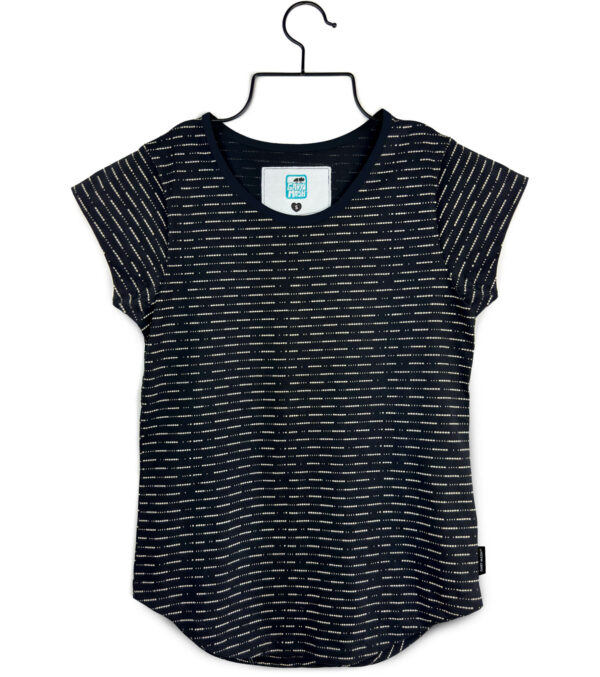 Shirt Asheville schwarz mit feinem Muster