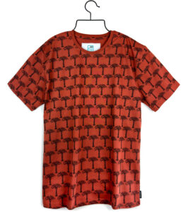 Men's shirt Royal Palms rusty red - Image 4