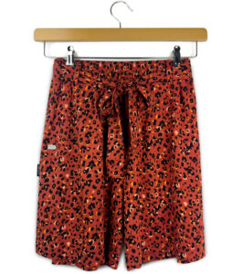 Shorts Willow with Flowers rust red - Image 5