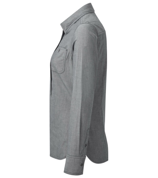 Women‘s blouse made of chambray, gray denim - Image 2