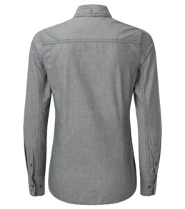Women‘s blouse made of chambray, gray denim - Image 3