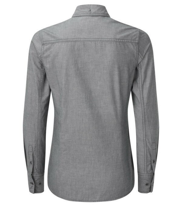 Women‘s blouse made of chambray, gray denim - Image 3