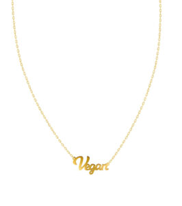 Necklace with Vegan lettering - Image 2