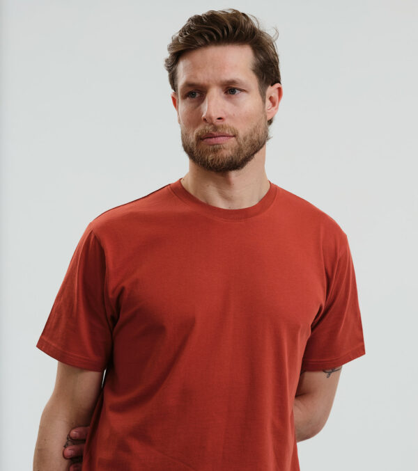 Basic Shirt rostrot – Bild 3