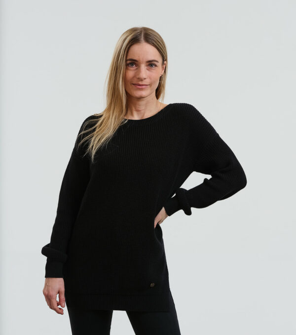 Strickpullover Peyla schwarz – Bild 2