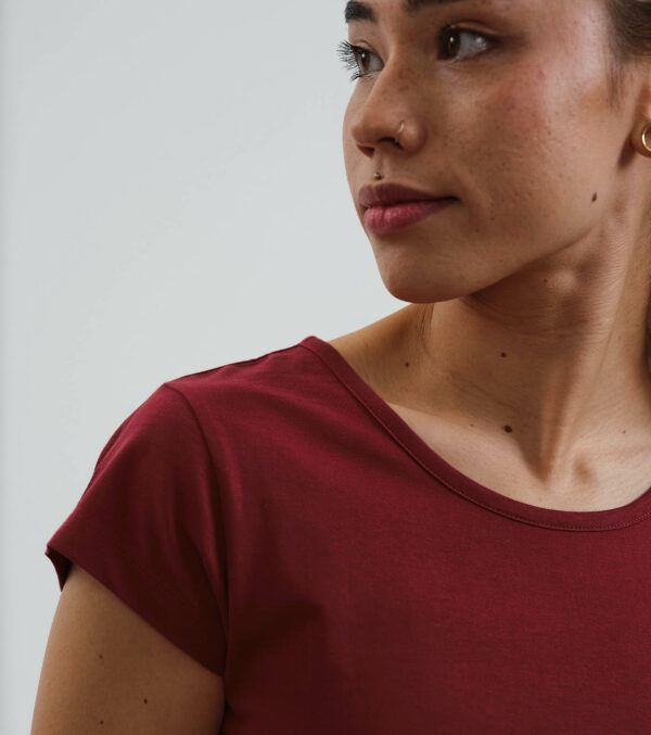 Shirt Asheville burgundy - Image 3