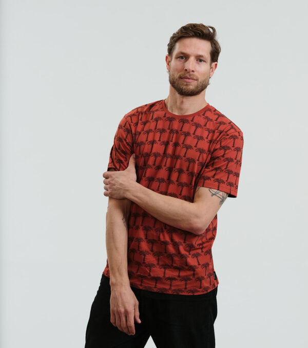 Men's shirt Royal Palms rusty red - Image 5
