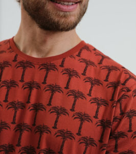 Men's shirt Royal Palms rusty red - Image 8