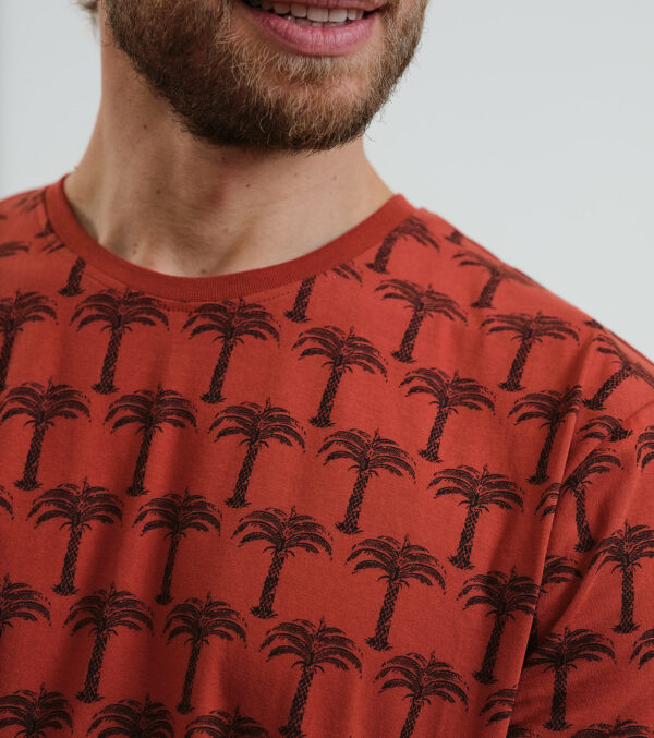 Men's shirt Royal Palms rusty red - Image 8