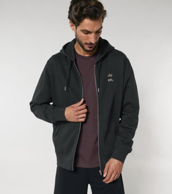 Zipjacke Jo eh. mit Kapuze, Unisex – Bild 4