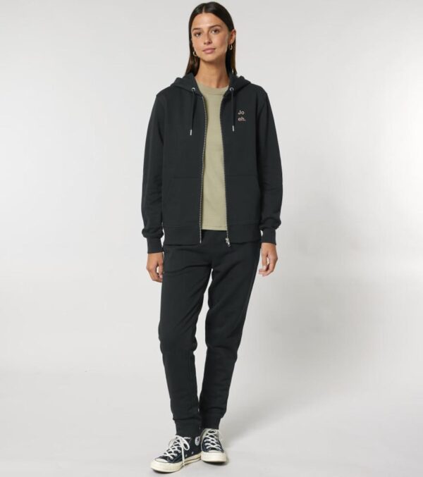 Zipjacke Jo eh. mit Kapuze, Unisex – Bild 6