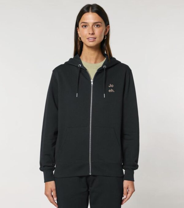 Zipjacke Jo eh. mit Kapuze, Unisex – Bild 8